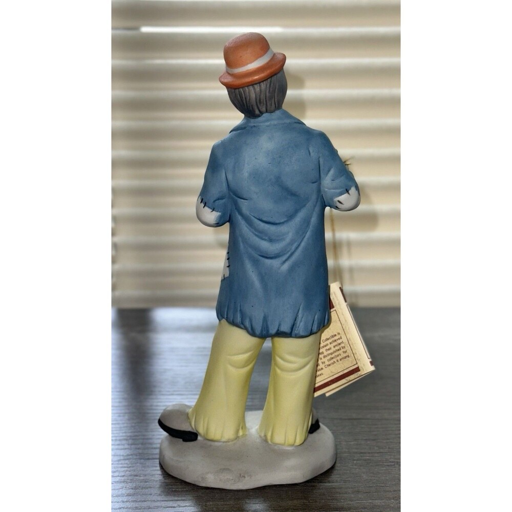 Emmett Kelly Jr. Collection Vintage Clown With Accordion Figurine Flambro 1984 - Picture 3 of 11
